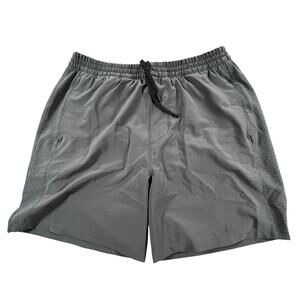 Mack Weldon Stratus Active Short Lined Athletic Running Shorts Gray Men’s Sz Lg